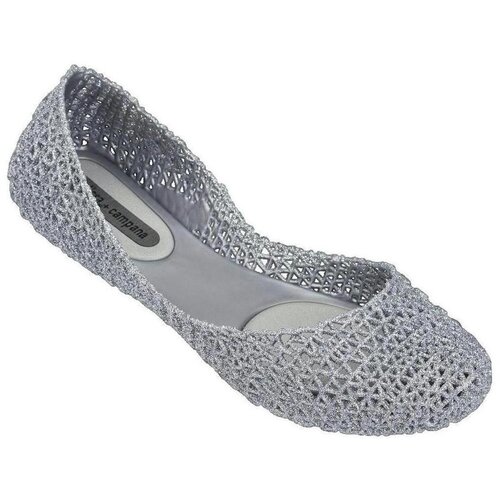 Melissa Balerinke Ballerines Campana Papel VII argent Srebrna Cene