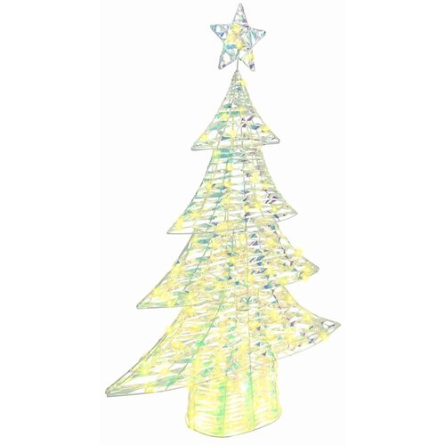 vidaXL Božično drevo med 120 LED Toplo bela 120 cm PET Cene
