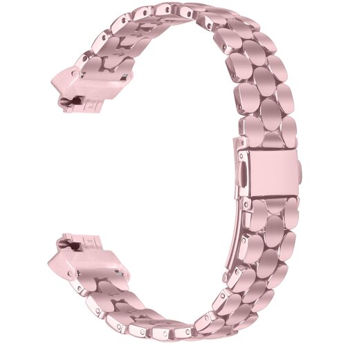 INF eleganten srebrn nerjaveče jeklen biserni zapestnica, združljiv s fitbit inspire/inspire 2/Inspire hr pink, (5000116481) Cene