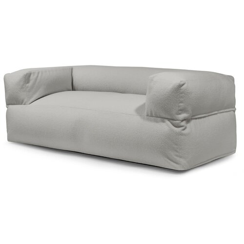 SLOWDOWN Svetlo siva vreča za sedenje iz tkanine bouclé Sofa MooG – Cene