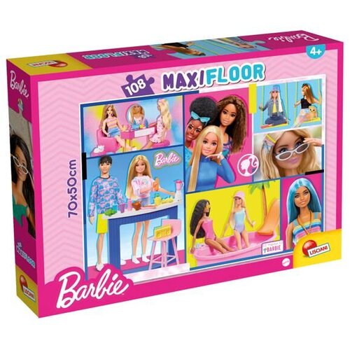 Lisciani Barbie maxi podna slagalica od 108 dijelova 70x50 cm - Lisciani Cijene