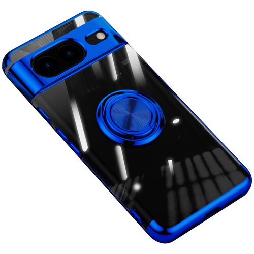 INORCO Galvaniziran TPU ovitek za telefon za Google Pixel 8, pokrov proti padcu s stojalom Ring, (22034553) Slike