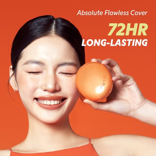 TIRTIR Mask Fit AI Fliter Cushion dolgoobstojni tekoči puder v gobici z mat učinkom odtenek 17N Vanilla 18 g Slike
