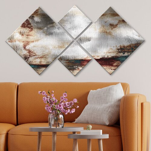 Wallity slika 4MDF180525719, 60x115 cm, 4 dijela Cijene