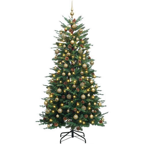  Umjetno božićno drvce s kuglicom 240 cm 300 LED lampica Slike