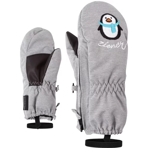 Ziener ski rukavice 1 prst LE ZOO MINIS glove siva M 92