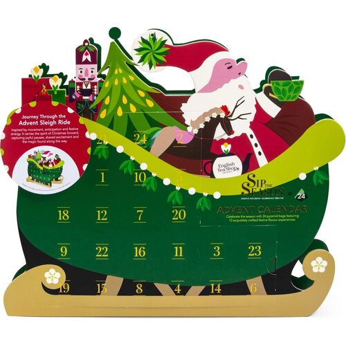 English Tea Shop Bio čajni adventski kalendar "Sleigh Ride" - 24 vrećice čaja Cijene