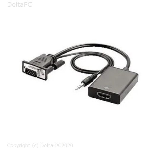 Nedis HDMI to VGA Kabel 0.2m HDMI m VGA z + 3.5mm z Cijene