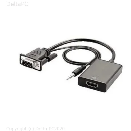 Nedis HDMI to VGA Kabel 0.2m HDMI m VGA z + 3.5mm z