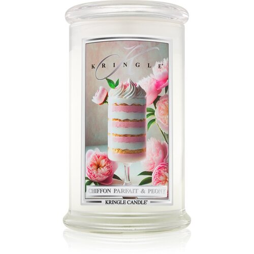 Kringle Candle Chiffon Parfait & Peony dišeča sveča 623 g Cene