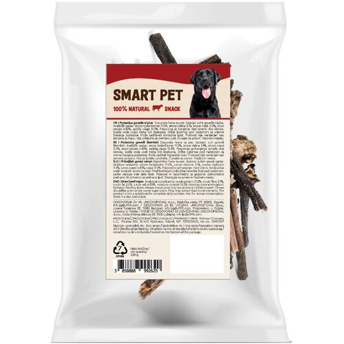 SMART DOG SMART PET poslastica za pse goveđe tripice 250 g Cene