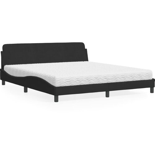  Krevet s madracem Dover crni 180x200 cm bar&amp;scaron;unasti Slike