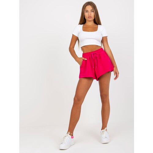 RUE PARIS Shorts-RV-SN-8069.12P-fuchsia Slike