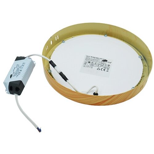 Mitea Lighting M18NO-WDL 18W 6500K svetlo braon nadgradni okrugli led panel Slike