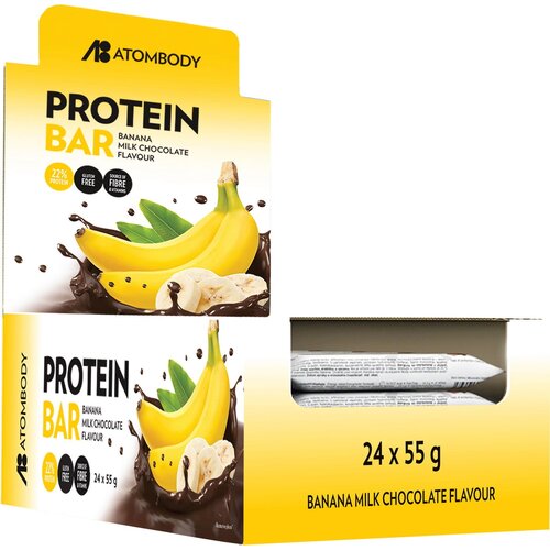 Atombody Protein Bar, 24 x 55 g - Banana in Dark Chocolate Cijene