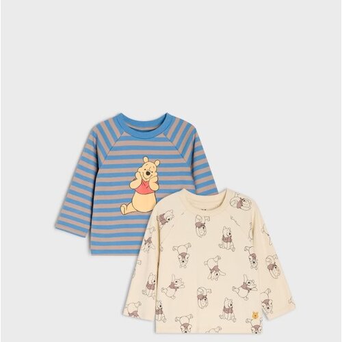 Sinsay Pamučne majice s printom 2 kom Winnie the Pooh Slike