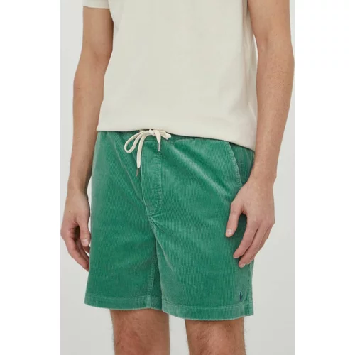 Polo Ralph Lauren Kratke hlače od samta boja: zelena