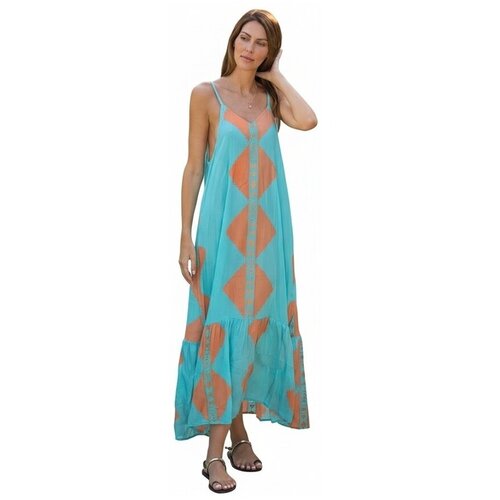 Isla Bonita By Sigris Dolge obleke Dolga Midi Obleka Modra Cene