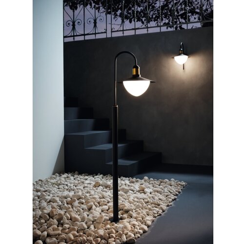 Eglo sirmione spoljna podna lampa/1, e27, v-1200, crno/zlatna Cene