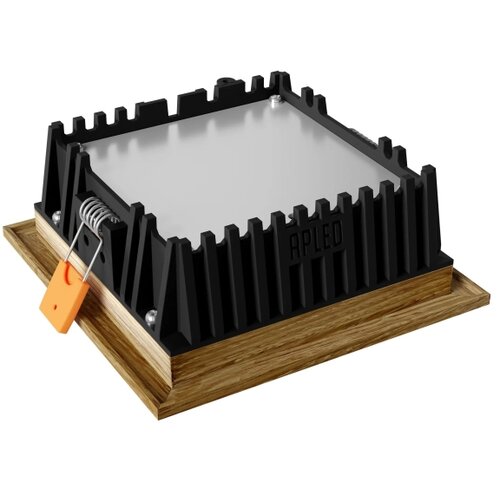  APLED - LED ugradna SQUARE WOODLINE LED/6W/230V 3000K 12x12 cm masivni hrast Slike