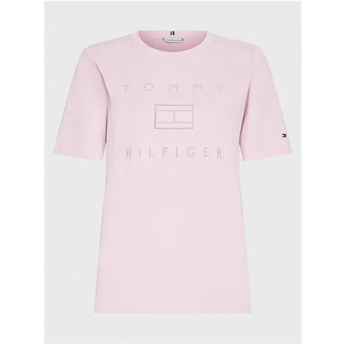 Tommy Hilfiger Pink Women's T-Shirt - Women