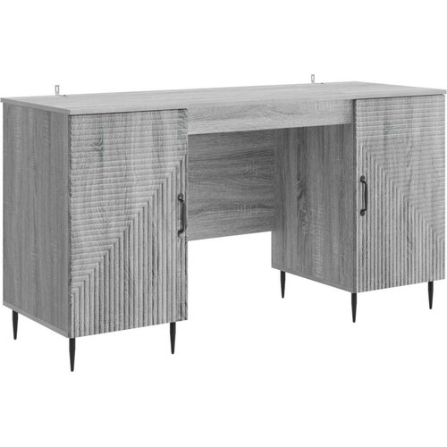  Stol s policom Siva sonoma 142 5 x 50 x 75 cm Konstruirano drvo Cene