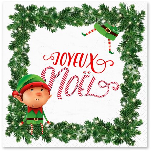 Hom&amp;eacute;a Prtički v kompletu 20 ks 33x33 cm Prankster Elf &amp;ndash; Slike