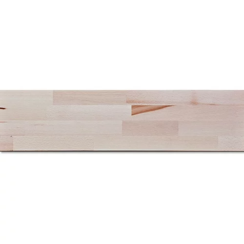  masivna drvena lijepljena ploča (bukva, kvaliteta: b/c, 2.500 x 200 x 18 mm)