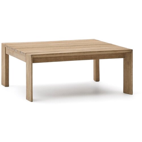 Kave Home Vrtna klubska mizica iz masivne akacije 82,5x82,5 cm Ambra &amp;ndash; Slike