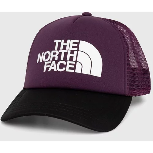 The North Face Kapa sa šiltom boja: ljubičasta, s tiskom, NF0A3FM3V6V1