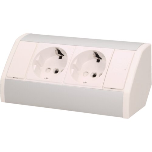 Orno Produžni kabel sa 2 x Schuko utičnice, ugradbena &ndash; OR-GM-9005/W-G(GS) Cijene