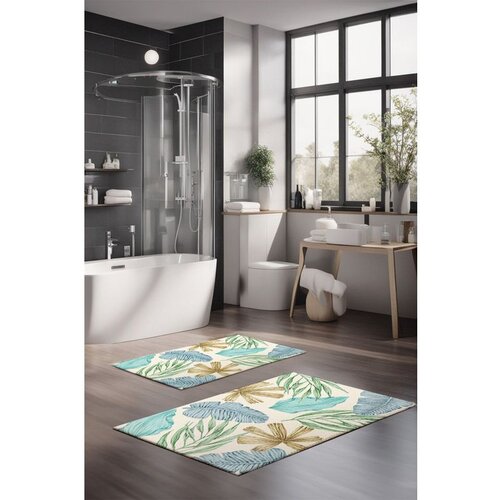  CT-5329 multicolor bathmat set (2 pieces) Cene