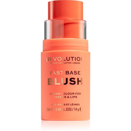 Revolution Fast Base Blush rdečilo za lica v stiku 14 g odtenek Peach za ženske Cene