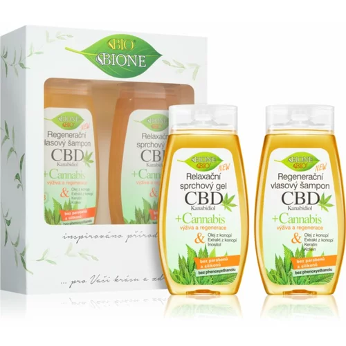 Bione Cosmetics Cannabis CBD poklon set (s CBD-om)