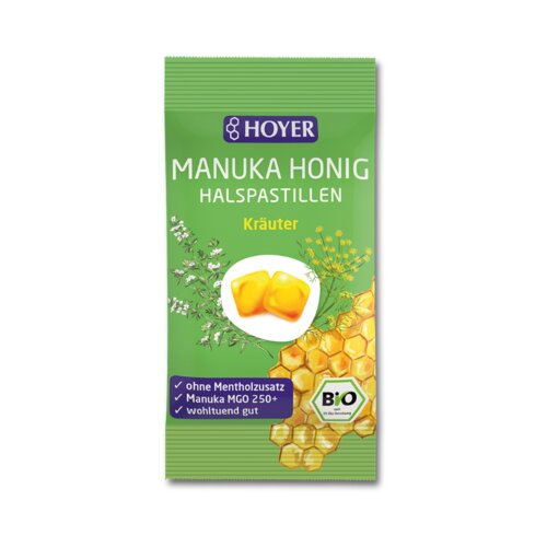 HOYER Organske manuka medene pastile za grlo - biljne Cijene