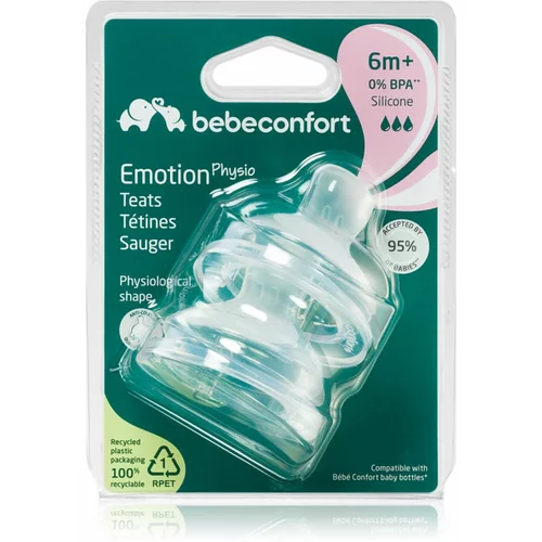 Bebe Confort Emotion Physio Fast Flow cucelj za stekleničko 6 m+ 2 kos