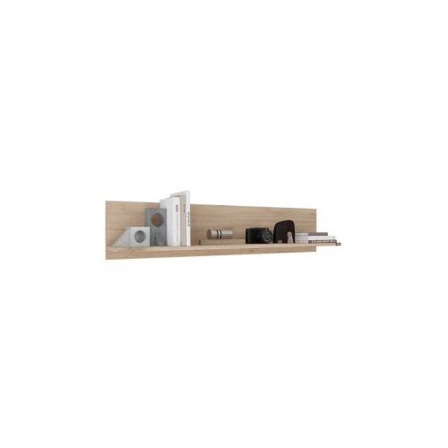 Hanah home Zidna polica Raf-11-Ff-1, 120x25x20 cm, Hrast Slike
