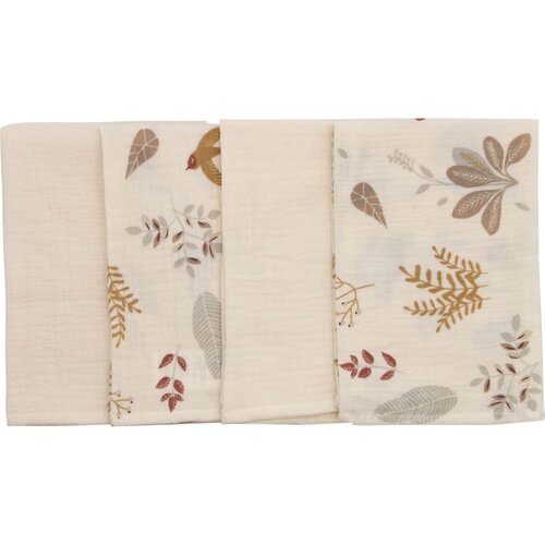 Bubaba by FreeON tetra krpice muslin 4/1 40x40 cm listići beige Cijene