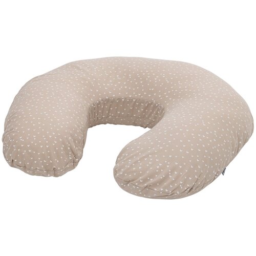 Bubaba by FreeON materinska blazina mala, bela srca, beige Slike