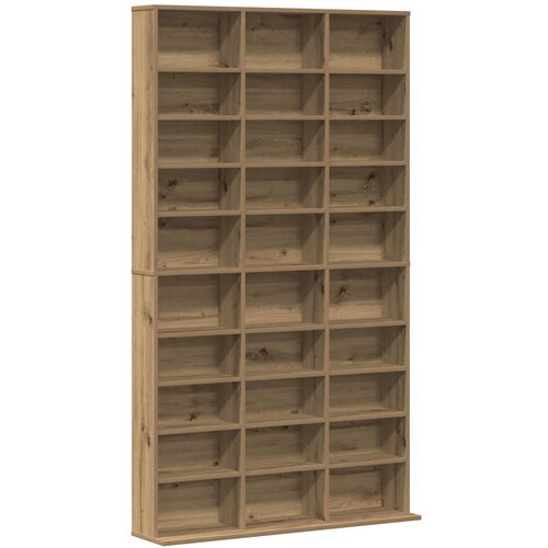 VidaXL CD omarica iz umetnega hrasta - 101x23x177.5 cm narejena iz inženirskega lesa Slike