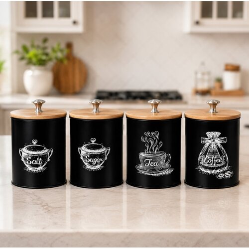 Ruhhy Komplet posod za shranjevanje 24578, 4 kosi po 1.5l, nerjavno jeklo, (5000289811) Slike