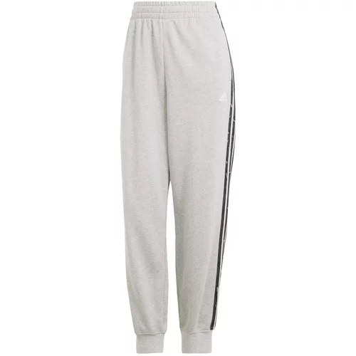 ADIDAS SPORTSWEAR Športne hlače 'Essentials' pegasto siva / črna / bela