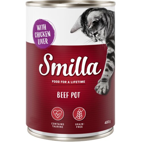  Varčno pakiranje Smilla goveji lonček 24 x 400 g - Govedina s pi&scaron;čančjimi jetri Cijene
