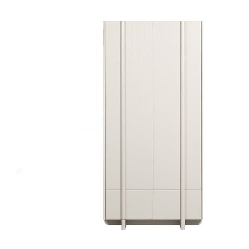 WOOOD Kremno bela omarica iz masivnega bora 101x210 cm Basu – Cene