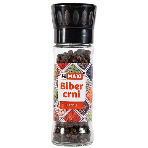 Maxi Crni biber u zrnu mlin 47g Cene