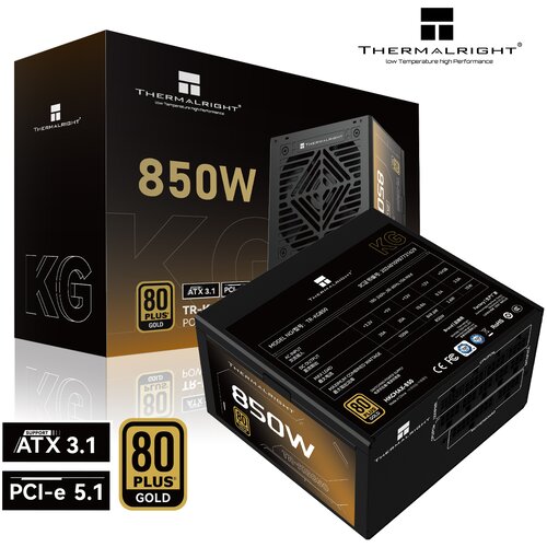 Thermalright KG-850 - 850W Modularno Napajanje - PCIe 5.0 - 80 Plus Gold Cene
