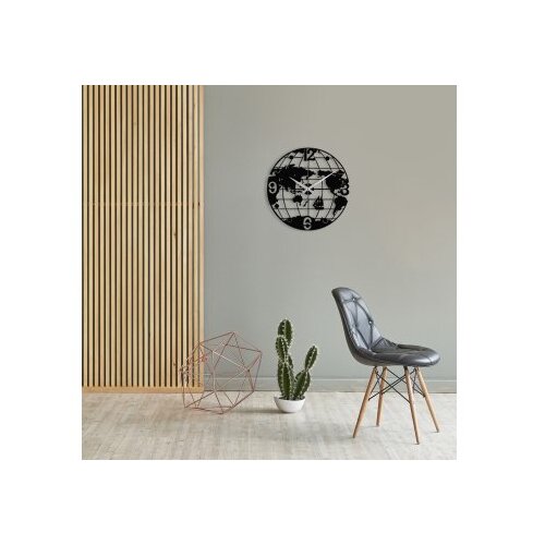 WALLXPERT Zidni sat 48x48cm Crni Cene