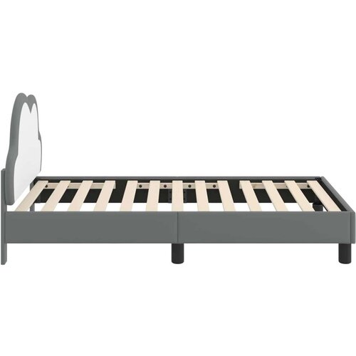  Okvir za krevet s uzglavljem Svijetlo siva 80 x 160 cm PU Slike