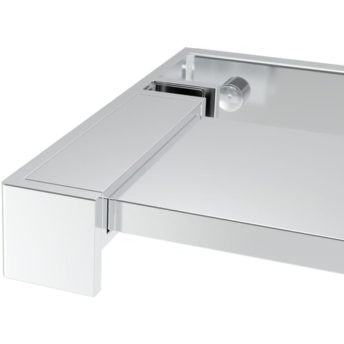  Polica za stijenku tu&amp;scaron;-kabine kromirana 90 cm aluminijska Slike