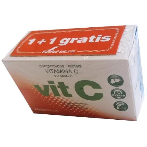  Soria Natural Vitamin C, tablete + GRATIS Soria Natural Vitamin D3, tablete